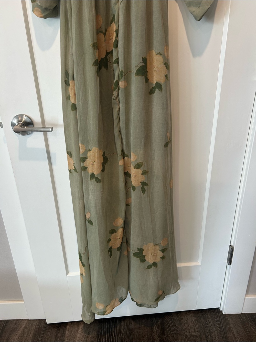 Baltic Born Kia Kimono Maxi Dress in Sage Green - Picture 9 of 11